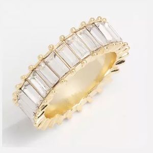 *PRICE DROP* DiamonD Pave Gold Eternity Stack Ring